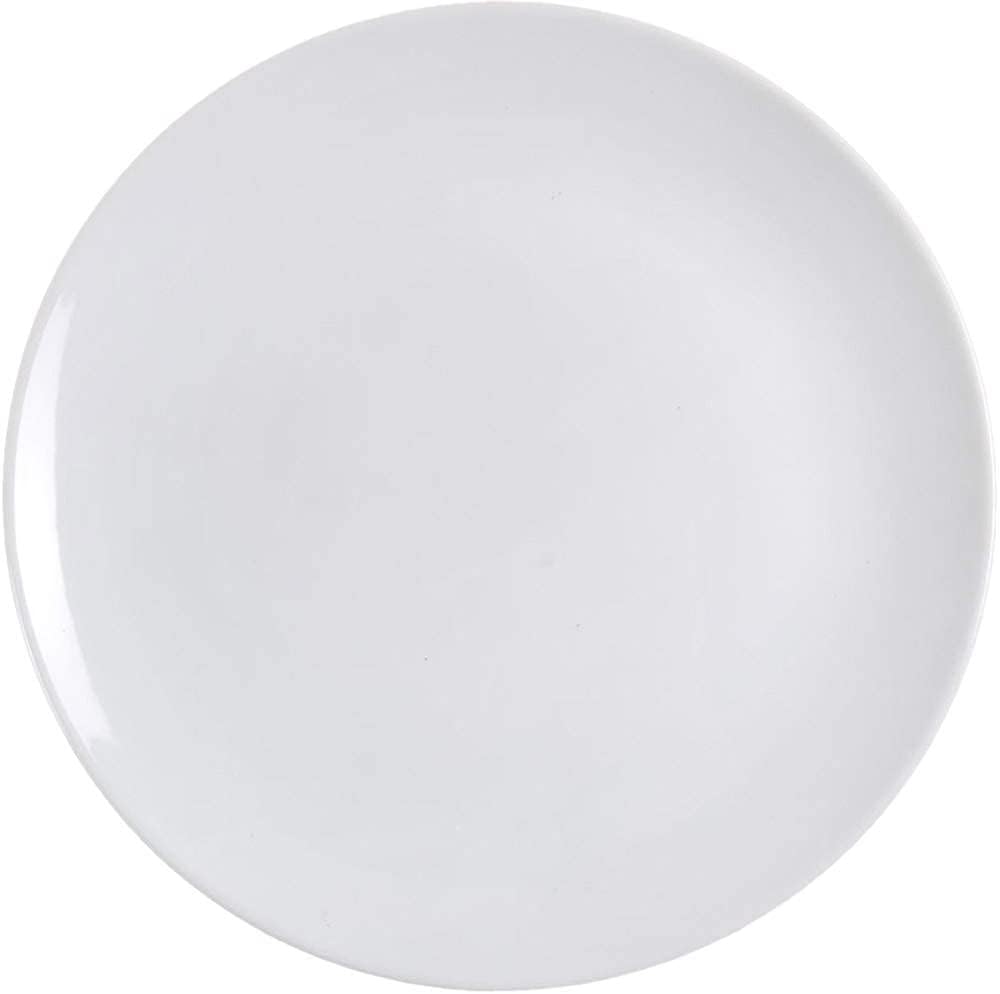 The Cellar Dinnerware, Whiteware Coupe Dinner Plate