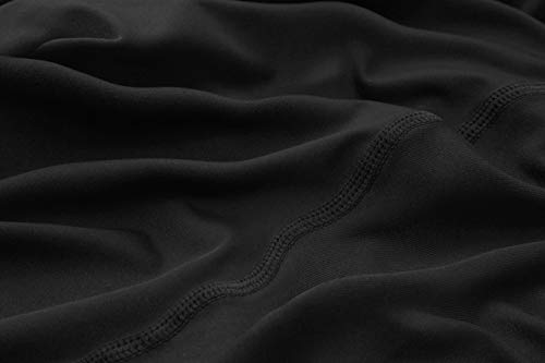 Tca Boys' Pro Performance Long Sleeve Running Compression Base Layer Top - Crew Neck - Black Stealth, Xl Boy (12-14 Years) #TOP5