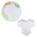 OUNONA Path Maker Mold Concrete Stepping Stone Mold Walk Concrete Garden Lawn Pathmate Stone DIY Walk Maker