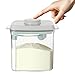 Dispenser per latte in polvere da 1,7 l, contenitore per polvere sigillato con cucchiaio, contenitore portatile per latte in polvere, contenitore per proteine in polvere, adatto per la conservazione immagine
