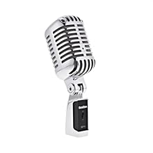 Polished cast metal alloy body with built in mic clip. The broad frequency response for sound great with both male and female vocals. The unidirectional cardioid pattern minimizes sound pickup from the rear of the microphone, ideal for use on loud st...