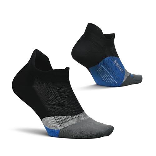 Image of Feetures Elite Light Cushion No Show Tab Sock Wave