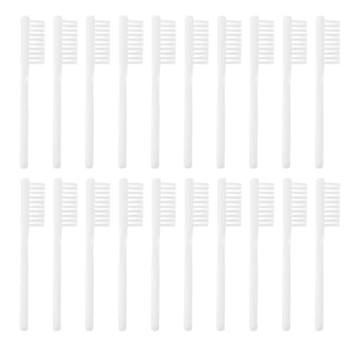 Cepillo de dientes suave desechable de 100 piezas para control oral en centros hospitalarios