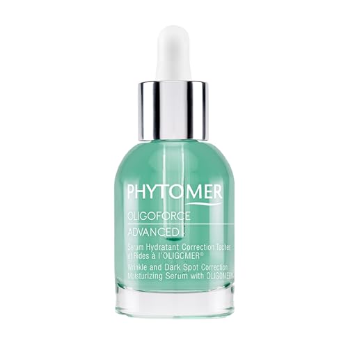 Phytomer Oligoforce Advanced Wrinkle and Brown Spot Correction Moisturizing Serum | Fast-Absorbing Hydrating Moisturizer for More Radiant Nourished Skin (30 ml)