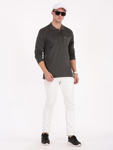 Image of Macroman M-Series Men's Solid Regular Fit T-Shirt