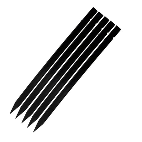 5pcs Nylon Crowbar Plastic Spudger Stick Lever Tools Opening Tools for iPhon Repair Opening Tools Screen Repair Kit(Black)