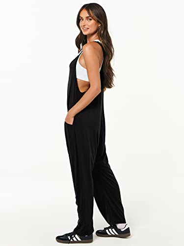 Anrabess Vacation Outfits Casual Spring Summer Trendy Clothes Beach 2023 Womens Jumpsuits Rompers Loose Overalls Plus Size Onesie Jumper 949Heise-Xxl #TOP3