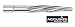 Accusize Industrial Tools 11/16'' H.S.S. Aligning Reamer with 3/4'' / 0.75'' Weldon Shank, Spiral Flute, 0521-1116