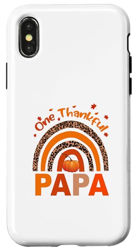 One Thankful Papa Rainbow Matching ƑӍ X}zP[X iPhone X/XS p