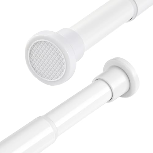 Extendable Shower Curtain Rod 125-165cm Tension Rod Shower Curtains Rail Adjustable Telescopic Rods for Kitchen Cupboard Bathroom Window