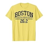 Boston 26.2 Running Marathon Finisher Celebration Runner Run T-Shirt