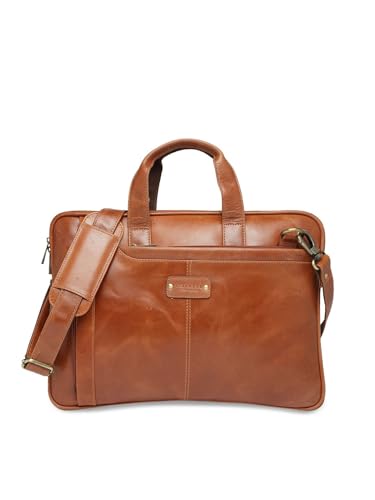 Image of TEAKWOOD LEATHERS Messenger Bag for Men | Laptop Compartment Office Bag | Crossbody Messengers | Office Laptop Bag | Multicolor