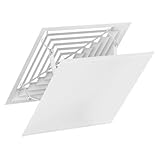 DOITOOL エアコンデフレクター 四角い セントラルエアコン用 風向調整可能 空調効率アップ 冷気の直撃防ぐ 車内や室内向け ミニマルデザイン