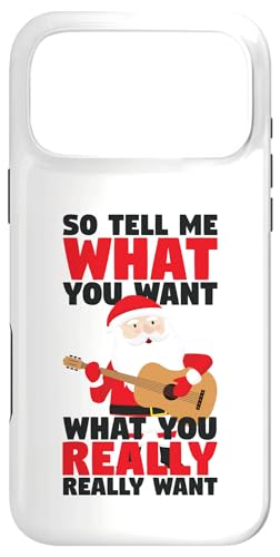 �M�^�[ Santa Tell Me What You Want ��������N���X�}�X �X�}�z�P�[�X iPhone 17 Pro Max �p