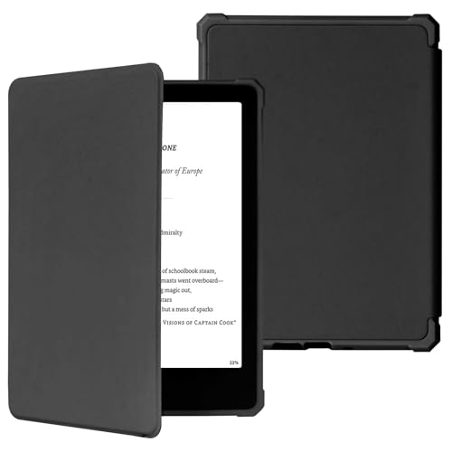 FUWANG Coque pour Kindle 11ème Génération 6 Pouces - Étui de Protection Ultra Mince Compatible Modèles 2024 et 2022, Fonction Veille/Réveil Automatique et Fermeture Magnétique Sécurisée
