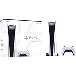 Sony Playstation 5 Disc Edition 825GB Gaming Console + 1 Wireless Dual Charger Dock Controller for PS5 (Renewed)