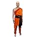 Produktbild Krause & Sohn Kostüm Shaolin Kämpfer Gr. XL orange Mönch Kloster China Buddhist Fasching