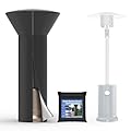 Wintcomfort Outdoor Patio Heater Cover with Storage Bag & Zipper, Heavy Duty Heater Covers for Standing Heater, All Season Protection, Waterproof, Sunglight Resistant, 87" Height x 33" Dome x 19" Base