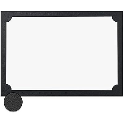 PaperDirect Plain Black Mini Certificate Folios, Set of 25, Mini Diplomas, Certificate Holders, Certificate Cover for School, Work, Diplomas, Graduation & Awards