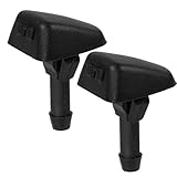 UpAmcarker 30655605 2 Pcs Windshield Washer Wiper Sprayer Nozzle Compatible with Volvo C30, C70, S70,S80, V50,V70, XC90 7845009010