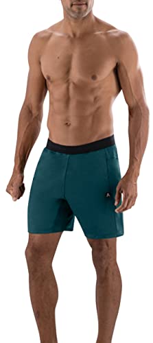 Anthem Athletics Solstice Mens Yoga Shorts 7 Inch Inseam – Side Pockets - Workout, Running, Gym, Training - Marine - Xx-Large #TOP19