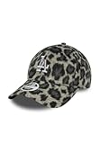 New Era Gorra 9Forty para mujer - Leopardo acogedor Los Angeles Dodgers