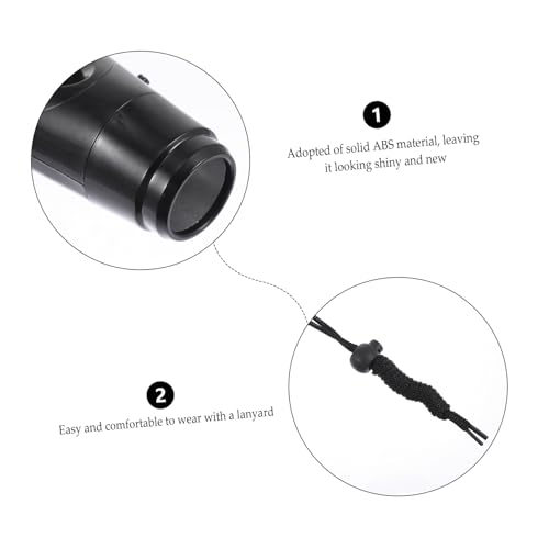 Silbato Electrónico para Árbitro Deportivo Negro miniatura 3