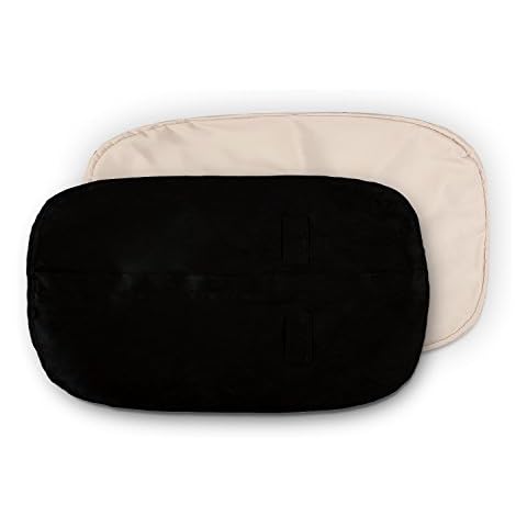 Lumaland Luxury Microsuede Outer Cover for Bean Bags Machine Washable 7-Foot Bean Bag Cover with Inlay in Black Cover and Inlay ONLY Cover