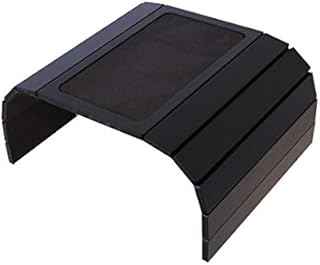 Meistar Global Sofa Couch Arm Tray Table with EVA Base. Weighted Sides. Fits Over Square Chair arms (Black)