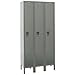 Hallowell UY3818-1 Maintenance-Free Quiet Locker Single Tier18x21x72-3 Doors Unassembled - Tan
