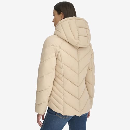 Tommy Hilfiger Women's Every Day Lightweight Packable Coat, Chino, L - Image 2