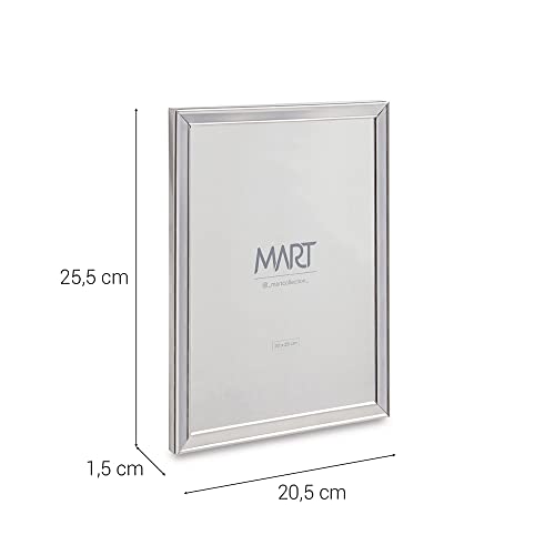 Porta-Retrato Prata em Metal - 20x25