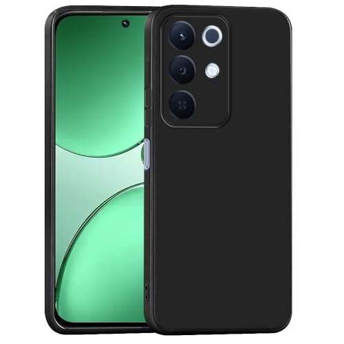 Image of Back Cover for Realme 15x 5G / C85 5G / Narzo 90x 5G | Full Camera Protection | Premium Liquid Silicon Case | Flexible Bumper Case for Realme 15x 5G / C85 5G / Narzo 90x 5G (Black)
