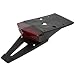 CICMOD Rear Fender Mount Red LED Tail Light Brake Lamp Turn Signals License Plate Light for Custom Off-Road Motorcycle Dirt Bike