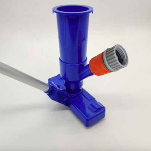 ZoraYorce Aspirador portátil para estanque flotante con barra de 5 piezas, 2 bolsas de hojas, kit de limpieza para piscinas sobre el suelo, spas y estanques