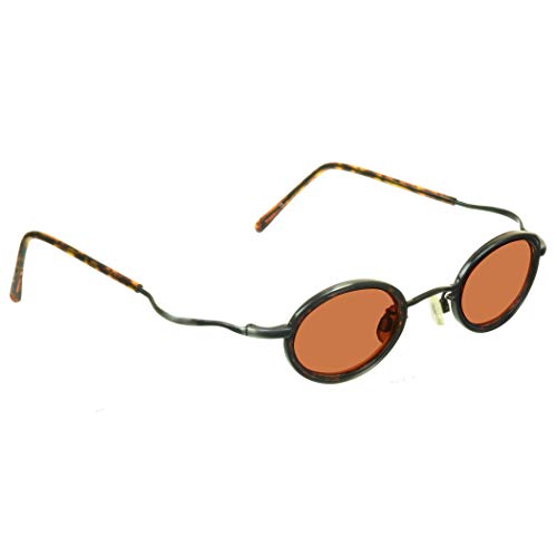 Image of proSPORT Blue Light Blocking Sunglasses - HD Copper Amber Metal Aviator Reduce Eye Strain Better Sleep