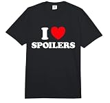 Spoiler Heart Funny Cute Sarcastic Movie Film Show Plot Fan Comfort Colors Adult Heavyweight T-Shirt