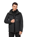 Jack Wolfskin Herren Jasper 3in1 Jkt M Jacket, Schwarz, L EU