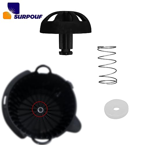 Coffee Replacement Brew Basket Spring Loaded Stopper Kits Fits For Mr. Coffee Black and Decker coffee maker parts, Hamilton 990117900 990237500 Coffee Machine Accessory