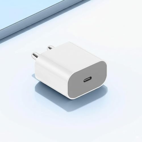 Image of iPhoคe 20 Watt USB C Fast Charger Adapter Compatible with iPhoคe 17 Pro Max, iPhoคe 16 Pro Max, iPhoคe 15 /14 /13 /12 Models PD 3.0 BIS Approved