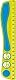 Maped 278710 - stossfestes Lineal KIDY’GRIP 20 cm, aus recyceltem Plastik, mit Anti-Rutsch-Noppen - türkis-grün, pink-orange, blau-rot