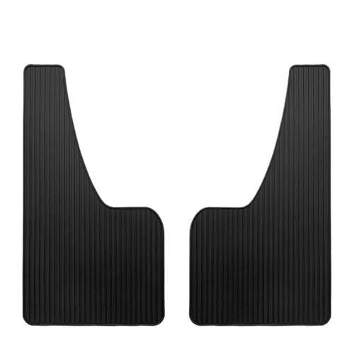 Garde-boue voiture universel noir en lot de 2 bavettes pour SUV et tout-terrain