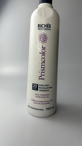 Richée Professional Prismcolor Emulsão Revelação 900ml 20 Vol. para Todos os Tons de Cabelo