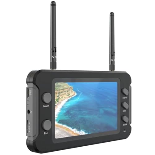 Écran DVR King 4,3 pouces 5,8G récepteur et émetteur d'images intégré pour drone FPV