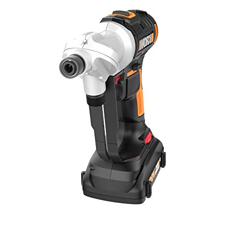 WORX Switchdriver 2-in-1 Cordless Drill and Driver with Rotating Dual Chucks and 2-Speed Motor with Precise Electronic Torque Control – WX176L