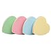 GTHER Heart Shaped Sticky Notes, Cute Fun Heart Sticky Note Self Stick Self-Adhesive Notes Notepads Posted Writing Pads Stickers Paper (4 Pads, Heart)