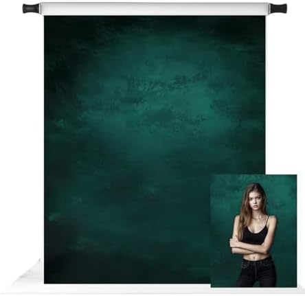 Amazon.com : Kate 5x7ft Abstract Green Photography Backdrop Dark Green ...
