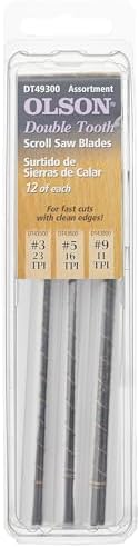 Olson Saw DT49300 Double Tooth Scroll Saw Blade