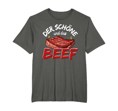 Der Schöne und das Beef - Grill-T-Shirt