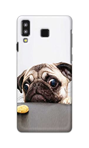Image of PRINTFIDAA� Printed Hard Back Cover Case for Samsung Galaxy A8 Star Back Cover (Pug Dog) -2808